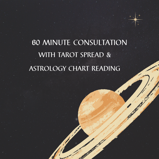 Sixty minute astrology reading with full tarot spread